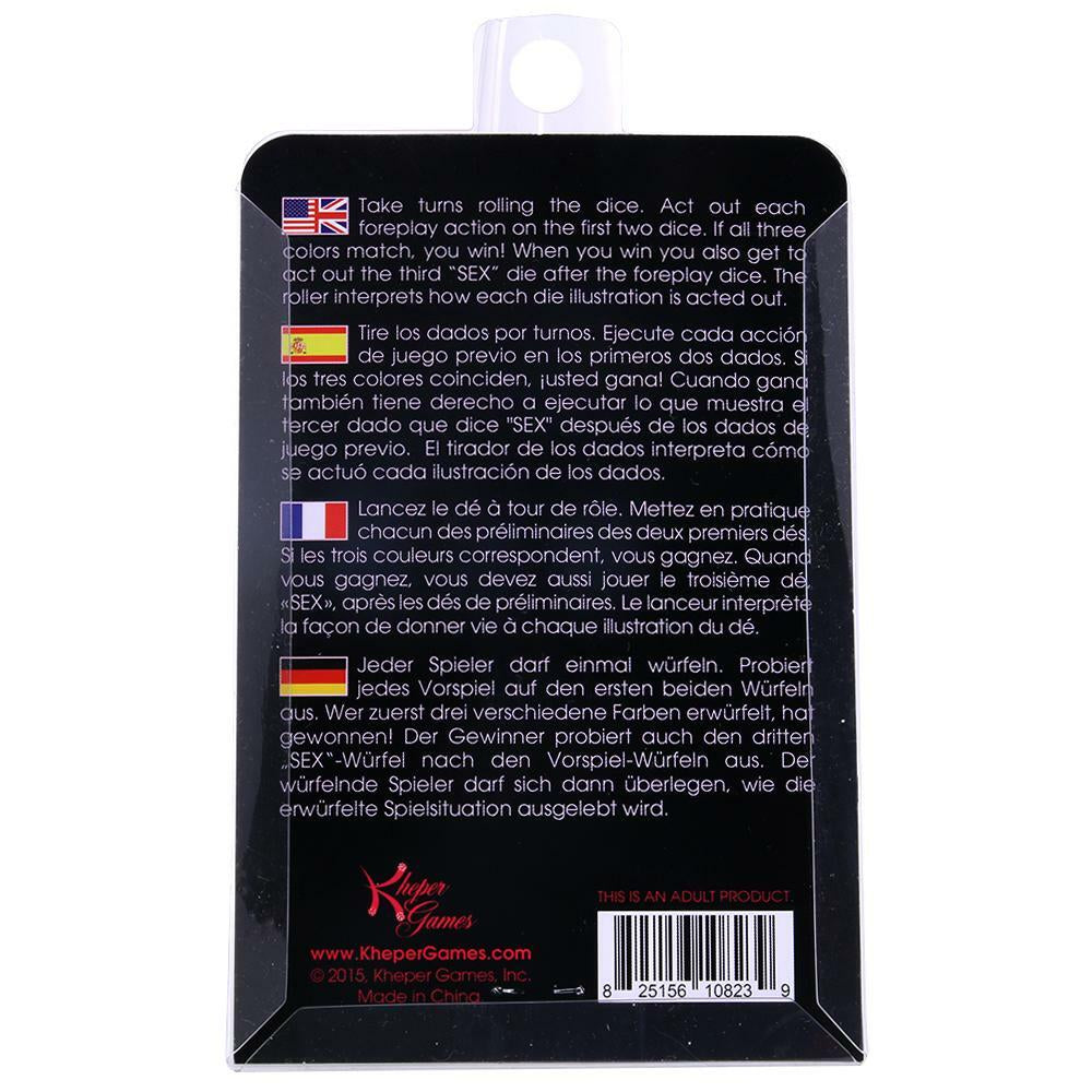 Lucky Sex Dice Game Couples Play Romance Valentines Day - Fun Foreplay Game