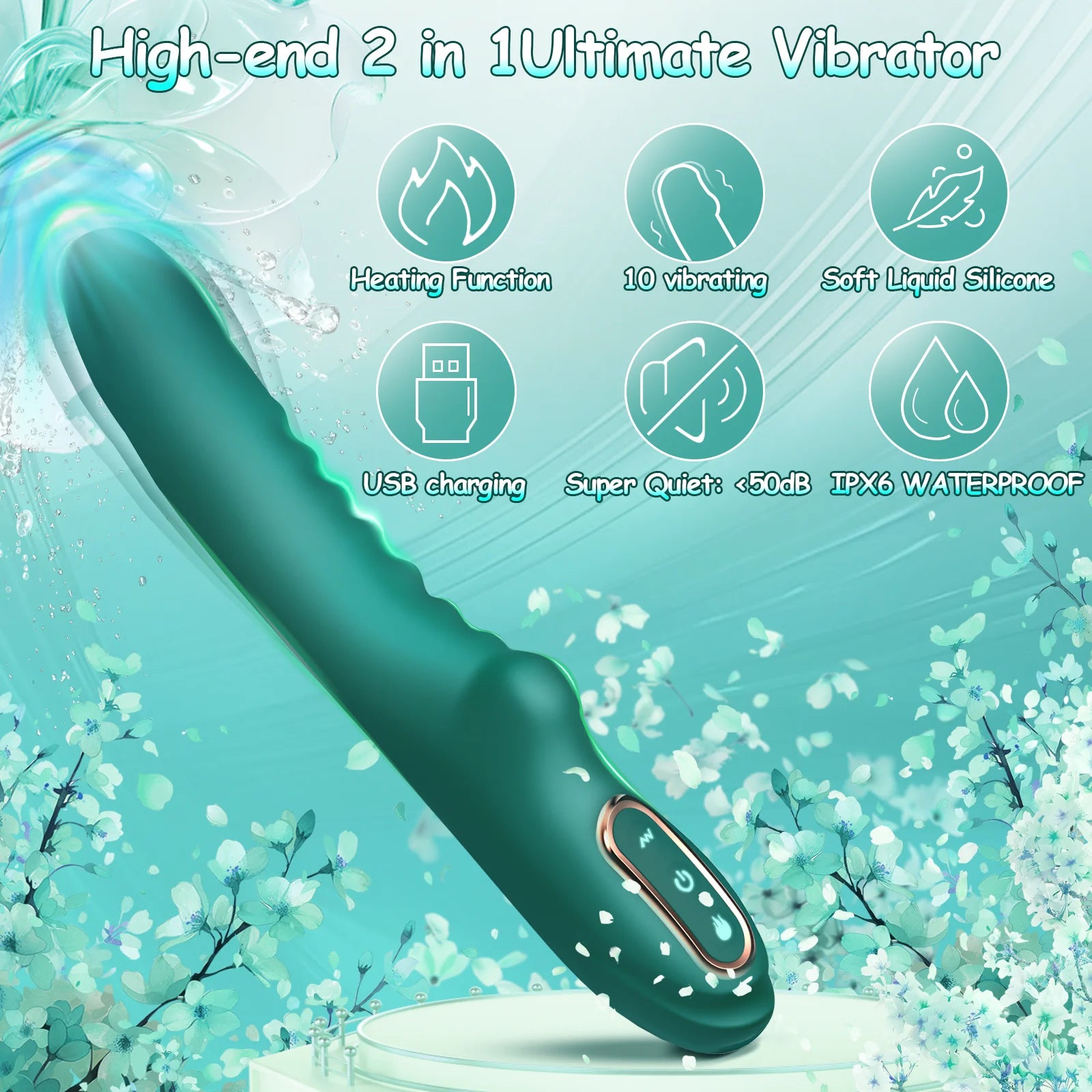 Vibrators Sex Toys for Women with 10 Strong Vibration