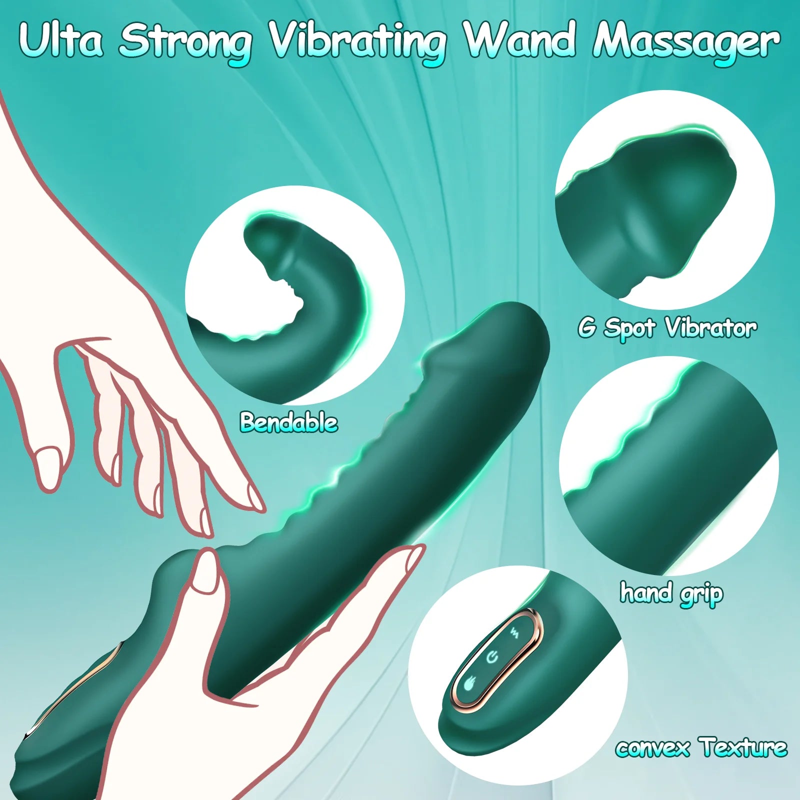 Vibrators Sex Toys for Women with 10 Strong Vibration